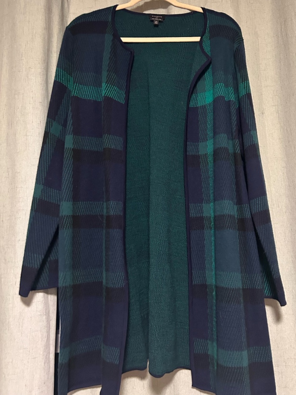 Women's, sz 2XL, Blue & Green Sweater, Talbots